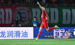 中超-纳萨里奥双响郭皓准绝杀 津门虎4-3逆转河南