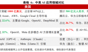 中美AI行业对比分析