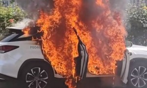 小马智行回应“无人车撞绿化带起火”：车内无乘客，具体原因正在调查